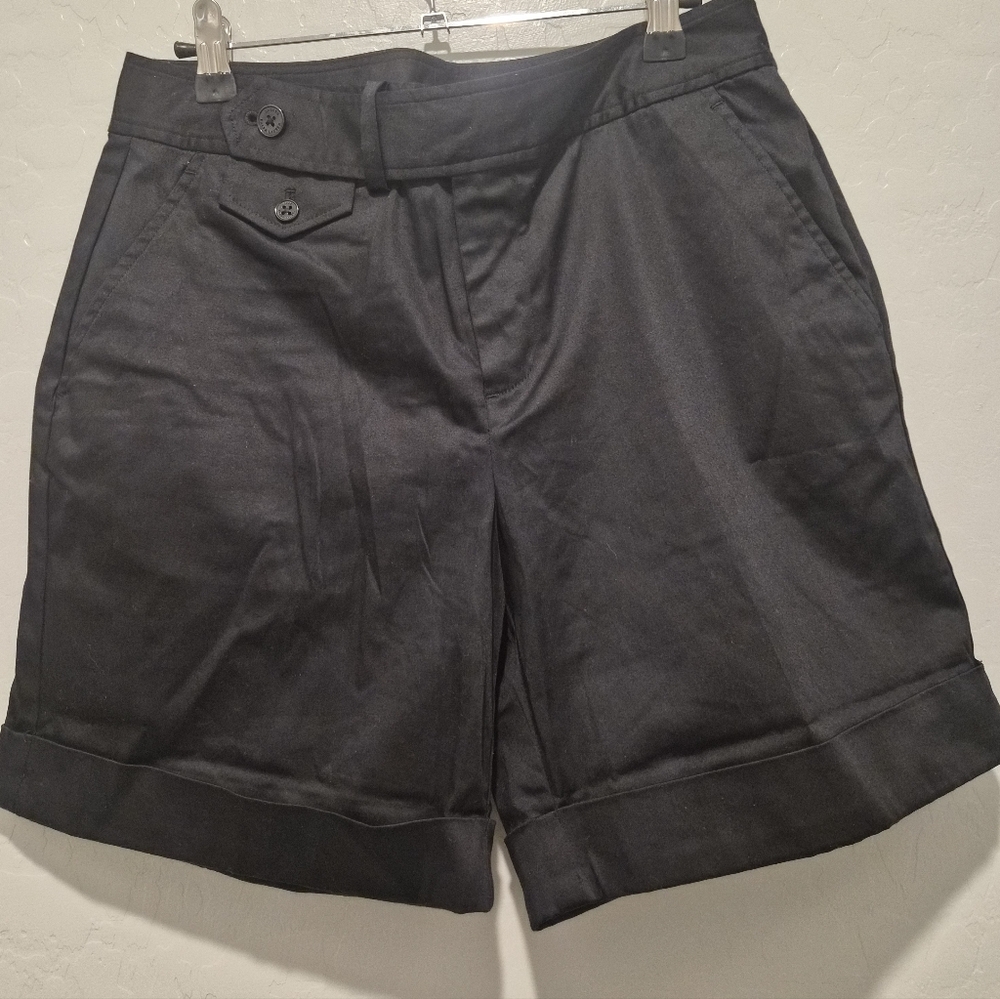 Ralph Lauren Black Tailored Womens Shorts